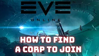 Eve Online - How to find a corporation in Eve