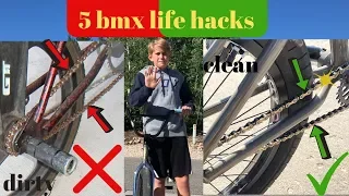 5 bmx life hacks!