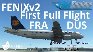 Fenix A320v2 (Block1) FIRST FLIGHT - Let's see the new UPDATE IN ACTION | Real Airline Pilot