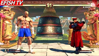 LEVEL 8 Sagat VS M Bison STREET FIGHTER V Hardest Battle Match