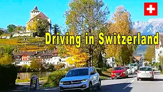 Driving in Switzerland | Drive through wonderful villages and countryside