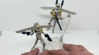 212TH JET TROOPERS! The Clone Wars Hasbro 2009 Review