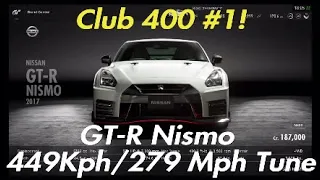 Club 400 #1 | NISSAN GT-R NISMO TOP SPEED TUNE!