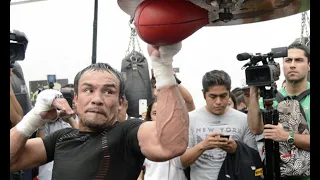 Juan Manuel Marquez y su peculiar forma de entrenar