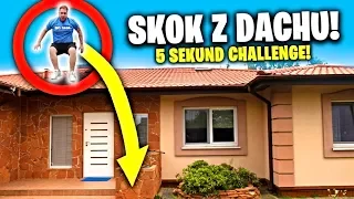 EKSTREMALNY SKOK Z DACHU! | *Hardcorowe 5 Sekund Challenge*