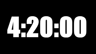 4 HOUR 20 MINUTE TIMER • 260 MINUTE COUNTDOWN TIMER ⏰ LOUD ALARM ⏰