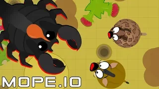 O NOVO GIANT SCORPION - Mope.io