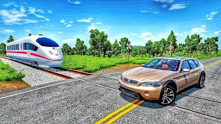 Car vs Train Crash - BeamNG.Drive Giveaway Season 2 #02