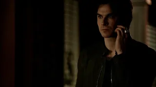TVD 5x19 - Damon leaves Enzo a message asking him to not hurt Elena. "Leave her alone" | Delena HD