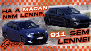 GYORSABB CSALÁDOKNAK / BMW X2 M35i vs. Porsche Macan GTS (Laptiming Ep. 323.)