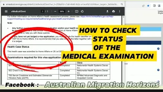 How to Check the Medical Examination Status