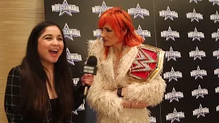 Becky Lynch Talks Fashion & Bianca Belair Ahead of WWE WRESTLEMANIA 38