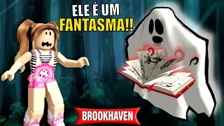 A MENINA QUE DESVENDOU O MISTÉRIO DO ESCRITOR FANTASMA NO BROOKHAVEN | Historinha roblox