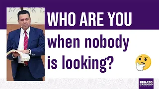 WHO ARE YOU WHEN NOBODY IS LOOKING?