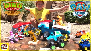 Dino Patroller To The Rescue New Mission with Paw Patrol Dino Rescue Toys