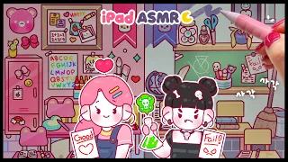 ASMR Good School VS Bad School ❤️🖤 What class do you want to go to? | Tok Tok iPad Drawing