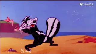 Mep parts kiss n coo repost Pepe le pew x Penelope and Daffy Duck x Lola