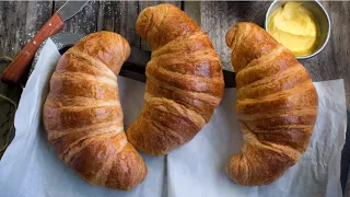 Easy croissants bread recipe | How To Make Proper Croissants Completely By Hand