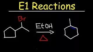 E1 Reaction Mechanism With Alcohol Dehydration & Ring Expansion Problems