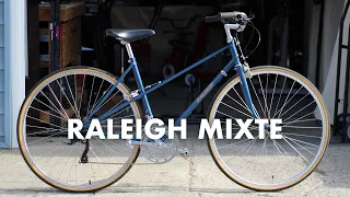 ASMR Bike Build: Vintage Raleigh Mixte commuter bike