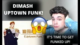 DIMASH UPTOWN FUNK! REACTION! (BRUNO MARS)