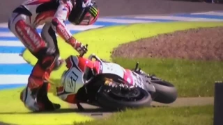 John Hopkins funniest ever crash on Ducati British superbikes