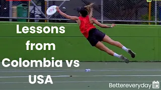 Lessons from Colombia vs USA