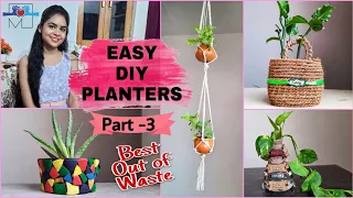 DIY Planters From Waste Materials | How to Make Planters at Home | Best out of waste