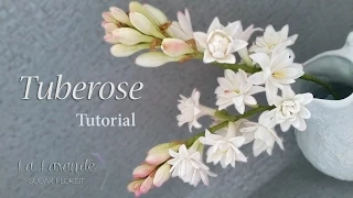 How to make a Gumpaste Tuberose Flower Tutorial