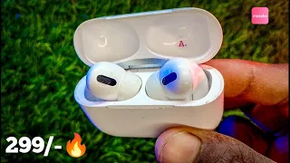 Tws Airpods Pro unboxing & review | Best cheapest earbuds in just 300 rs from meesho 🔥 | it is worth