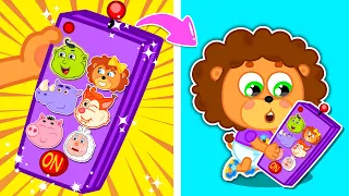 Filhote de leão | Histórias sobre controle remoto mágico | Desenhos Animados | Vídeo para crianças