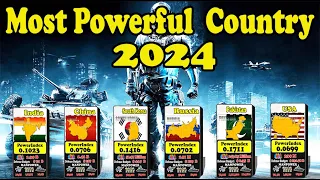 TOP 50 MOST POWERFUL COUNTRY 2024 || Military Strength Ranking 2024