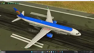 WORLD TOUR 11. Xplane12. A321 NEO. Bermuda-New York. TXKF-KJFK. Кругосветка.