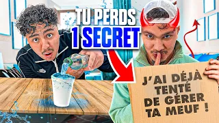 TU PERDS, TU DÉVOILES UN SECRET ! (on a trop honte mdrrr)