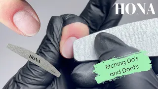 Etching and Nail Prep for Hema Free & Hypoallergenic Gel Systems - HONA, Home of Nail Art