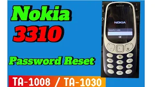 Nokia 3310 or Model:TA-1030 / TA-1008 Password Reset. ✅✅✅