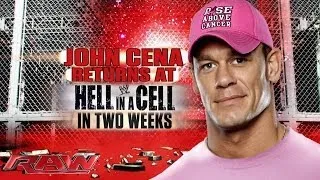 John Cena returns at Hell in a Cell: Raw, Oct. 14, 2013