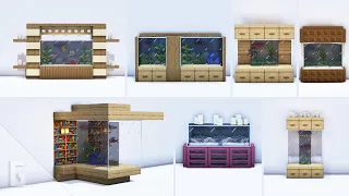 Minecraft | Fish Tank Tutorial Designs