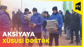 Laçın- Xankəndi yolunda olan aksiya iştirakçılarına isti geyimlər göndərilib