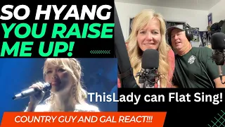 So Hyang- You Raise Me Up.  COUNTRY GUY AND GAL REACT!!!