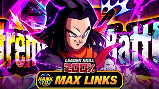 GREAT F2P UNIT!!! LEVEL 10 LINKS 100% EZA AGL HELL FIGHTER ANDROID 17! (DBZ: Dokkan Battle)