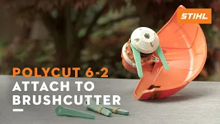 Attach PolyCut 6-2 to brushcutter | STIHL ​