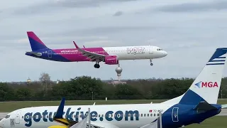 17 minutes of AWESOME Plane Spotting at Budapest Airport