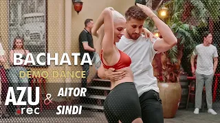 Aitor & Sindi💃 Bachata Demo dance 🎵 Jr - Amarte Sin Amarte 📍 Bachata Fever Pabo Latino Social