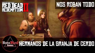Red Dead Redemption 2 - Los Hermanos de la Granja de Cerdo - Nos Roban Todo el Dinero - Easter Egg