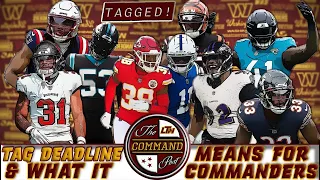 The Command Post LIVE!  |  Franchise Tag Deadline Decisions & How They Affect The Commanders❗