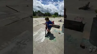 Little scooter jump