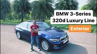 2019 BMW 3-Series G20 320d Luxury Line - Exterior Review (Hindi + English)