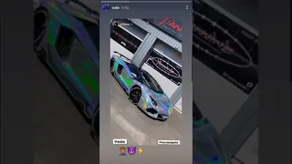 Aubameyang's New Lamborghini 🤯 - Pierre-Emerick Aubameyang Instagram Storie - 02.06.21 (HD)