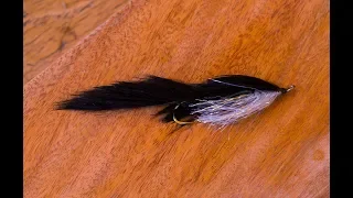 Articulated String Leech Fly Tying - TDF Sea Trout Fishing Fly Rio Grande